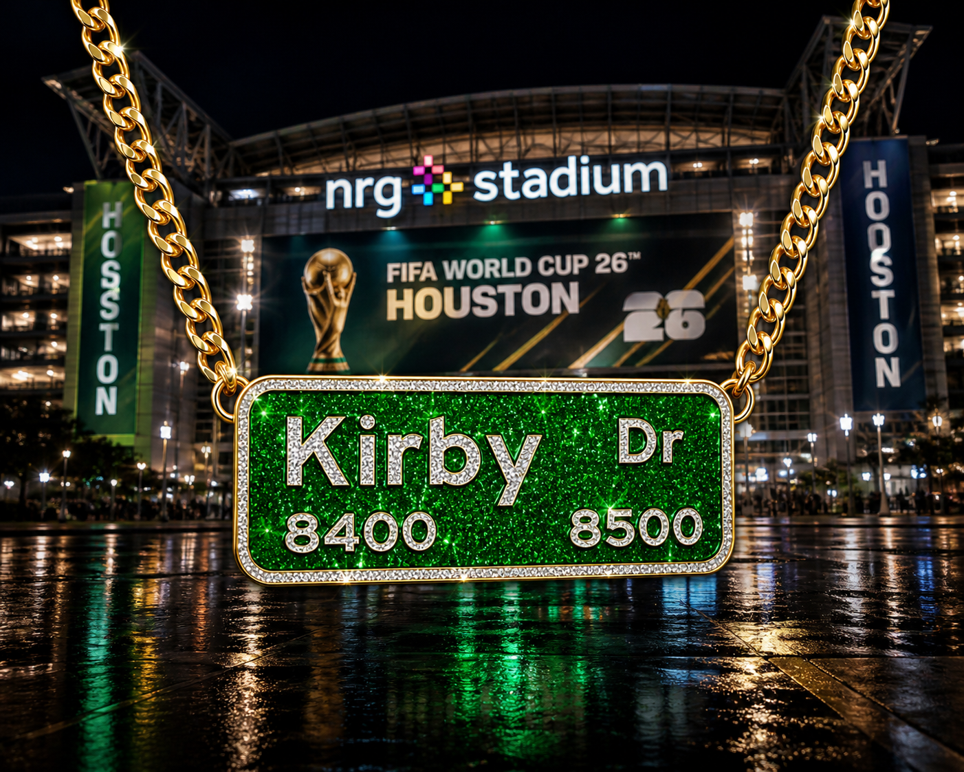 Kirby street sign (World Cup pin)